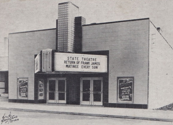 Elk Rapids Cinema - 1940 Post Card (newer photo)